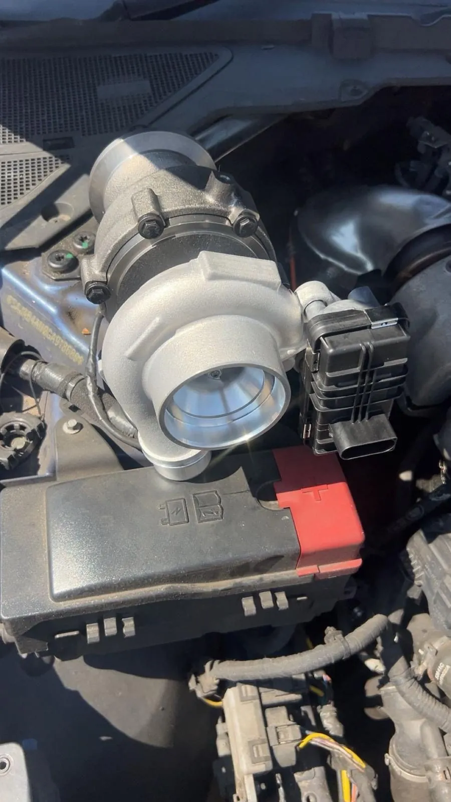 New turbocharger fitted