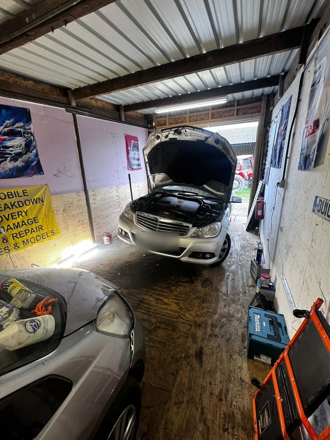 The workshop at Three Bays Farm